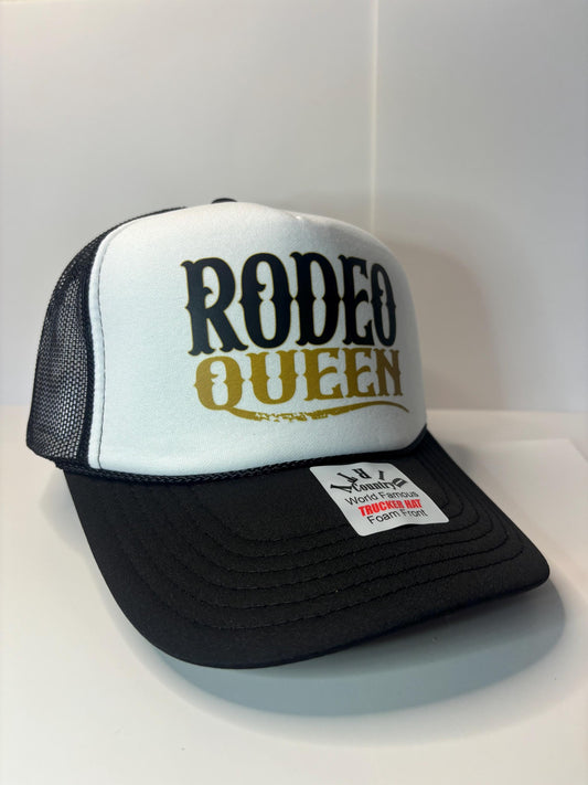 Rodeo Queen Custom Trucker Hat with parody design, Adjustable Snapback Closure, and Ideal for Any Occasion