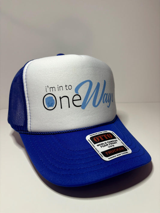I’m into One Ways Custom Trucker Hat with parody design, Adjustable Snapback Closure, and Ideal for Any Occasion