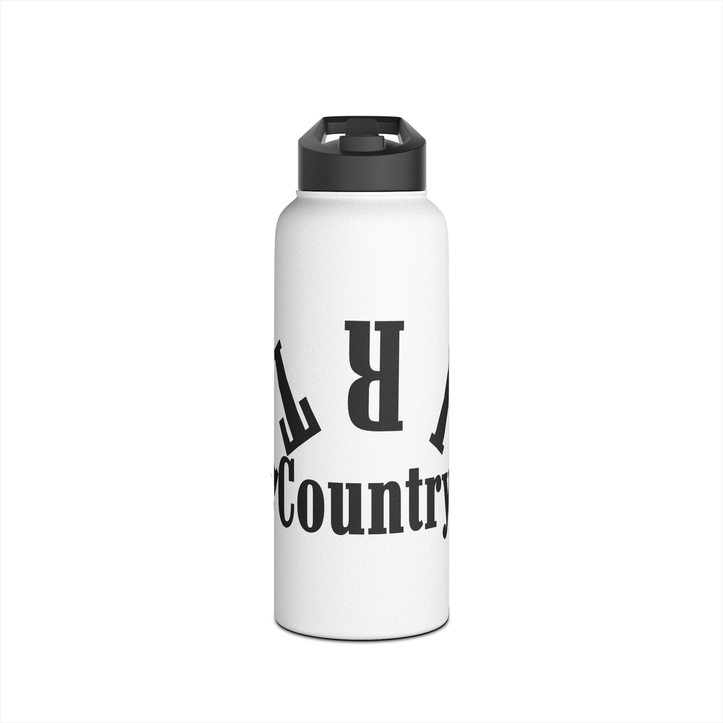 Stainless Steel Water Bottle - Country Themed Adventure Reusable Flask, Fits Outdoor Activities, Gifts for Travelers & Nature Lovers