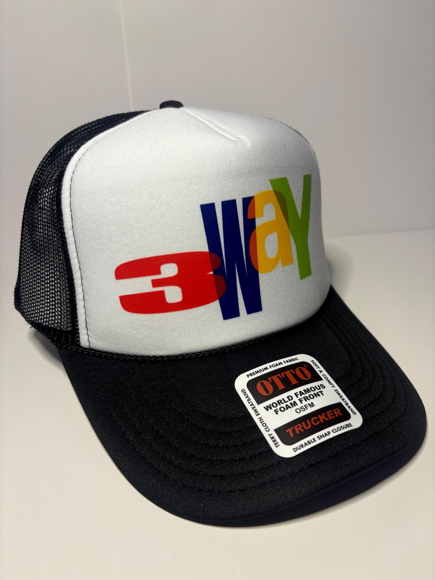 3 Way Custom Trucker Hat with parody design, Adjustable Snapback Closure, and Ideal for Any Occasion