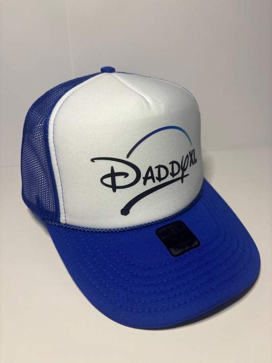 Daddy XL  Custom Trucker Hat with parody design, Adjustable Snapback Closure, and Ideal for Any Occasion