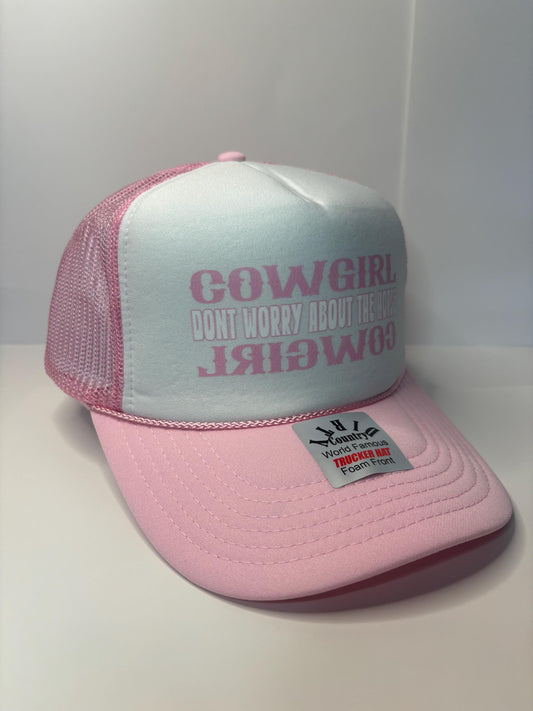 Don’t worry about the reverse Custom Trucker Hat with parody design, Adjustable Snapback Closure, and Ideal for Any Occasion
