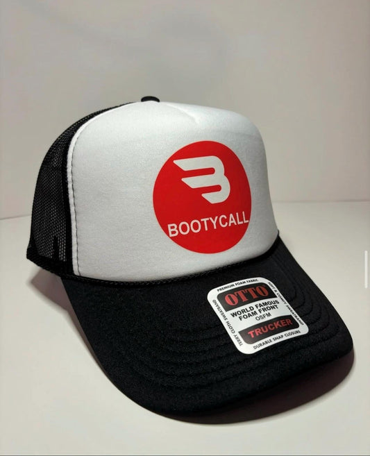 Booty Call Custom Trucker Hat with parody design, Adjustable Snapback Closure, and Ideal for Any Occasion