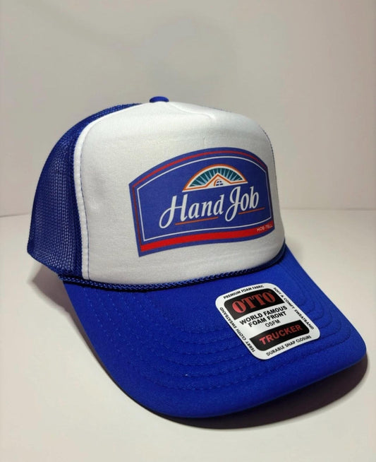 Handjob Custom Trucker Hat with parody design, Adjustable Snapback Closure, and  Logo, Ideal for Any Occasion