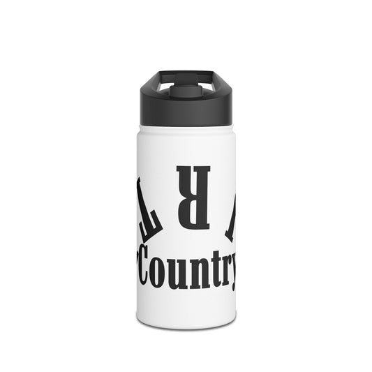 Stainless Steel Water Bottle - Country Themed Adventure Reusable Flask, Fits Outdoor Activities, Gifts for Travelers & Nature Lovers